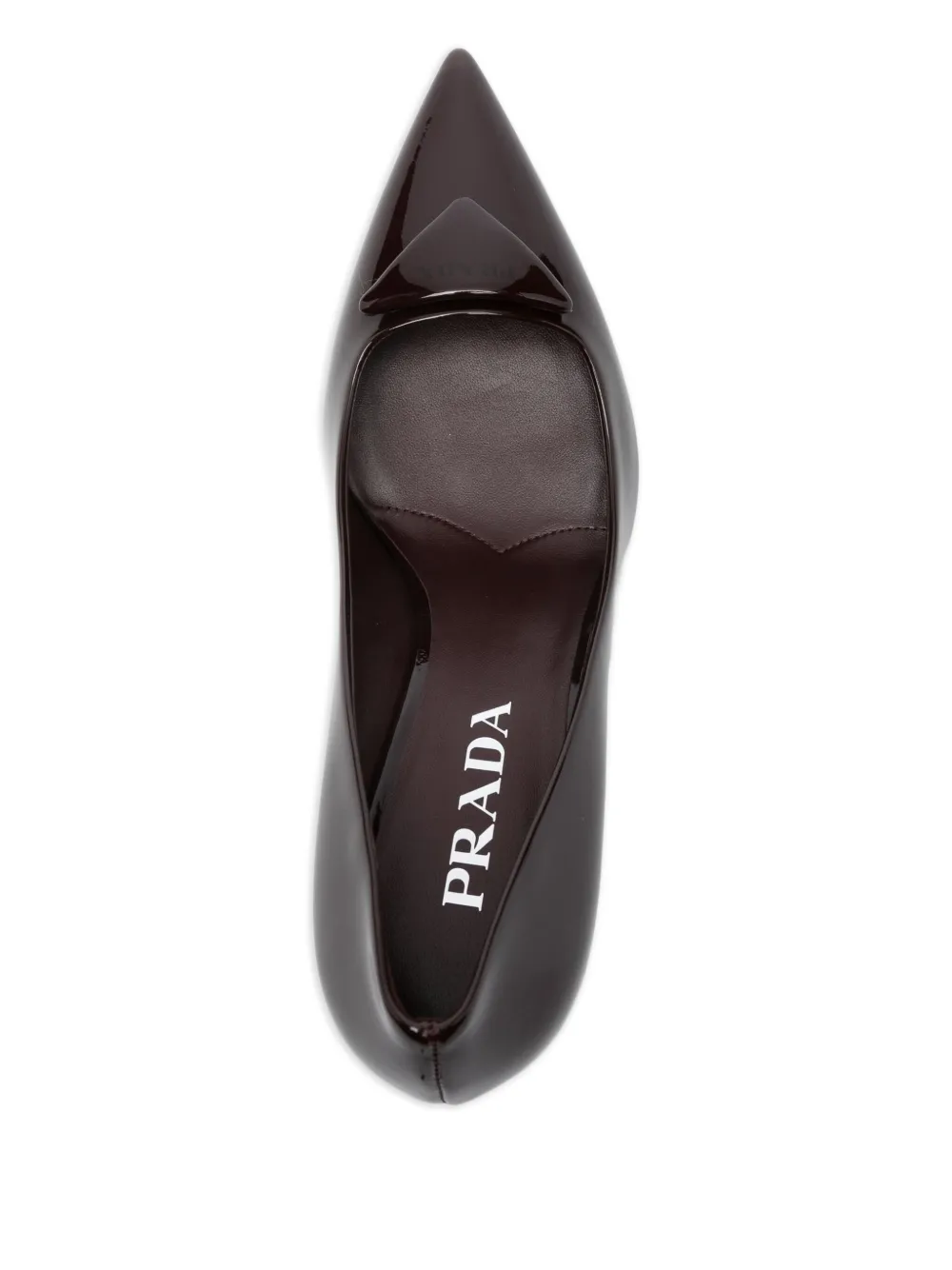 Prada Lakleren pumps Rood