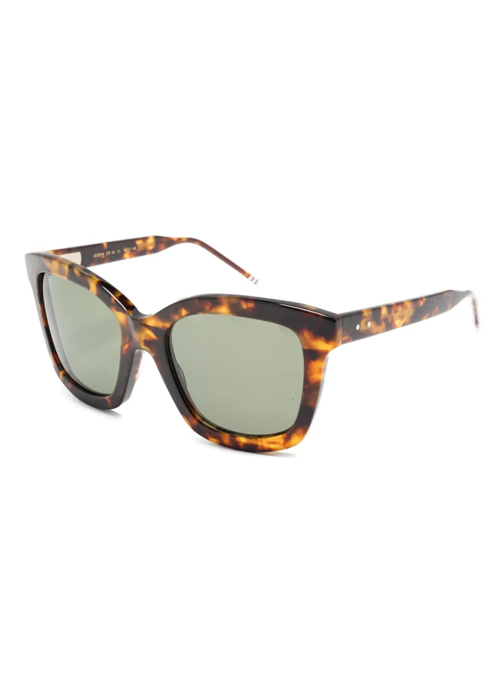 Thom Browne Eyewear Zonnebril met vlinder montuur - Bruin