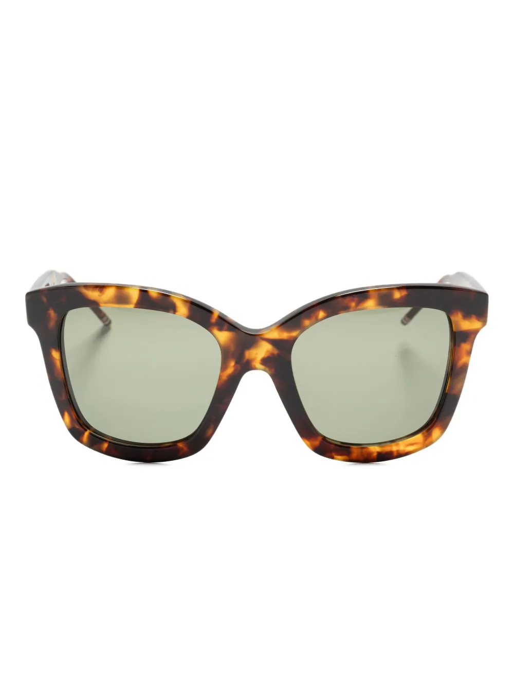 Thom Browne Eyewear butterfly-frame sunglasses | Brown | Image 1