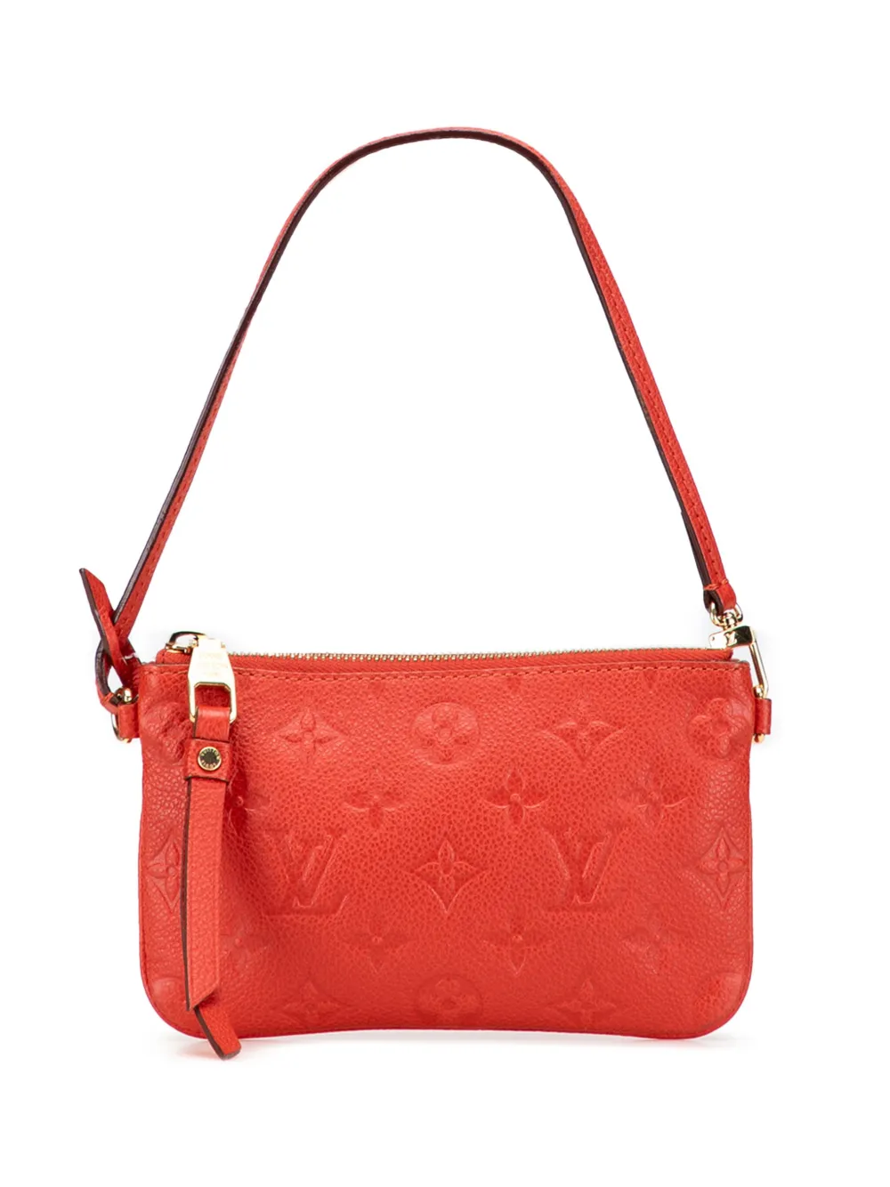 Louis Vuitton Pre-Owned 2012 Monogram Empreinte Citadine Pochette handbag | Orange | Image 1