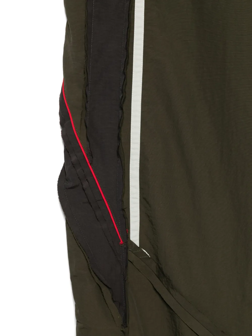 Martine Rose Straight-leg Sports Pants With Drawstring Waist In Brown