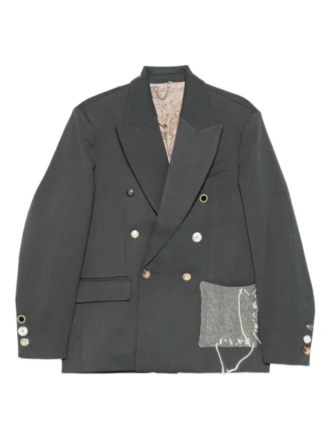 Charles Jeffrey Loverboy Edinburgh double-breasted blazer