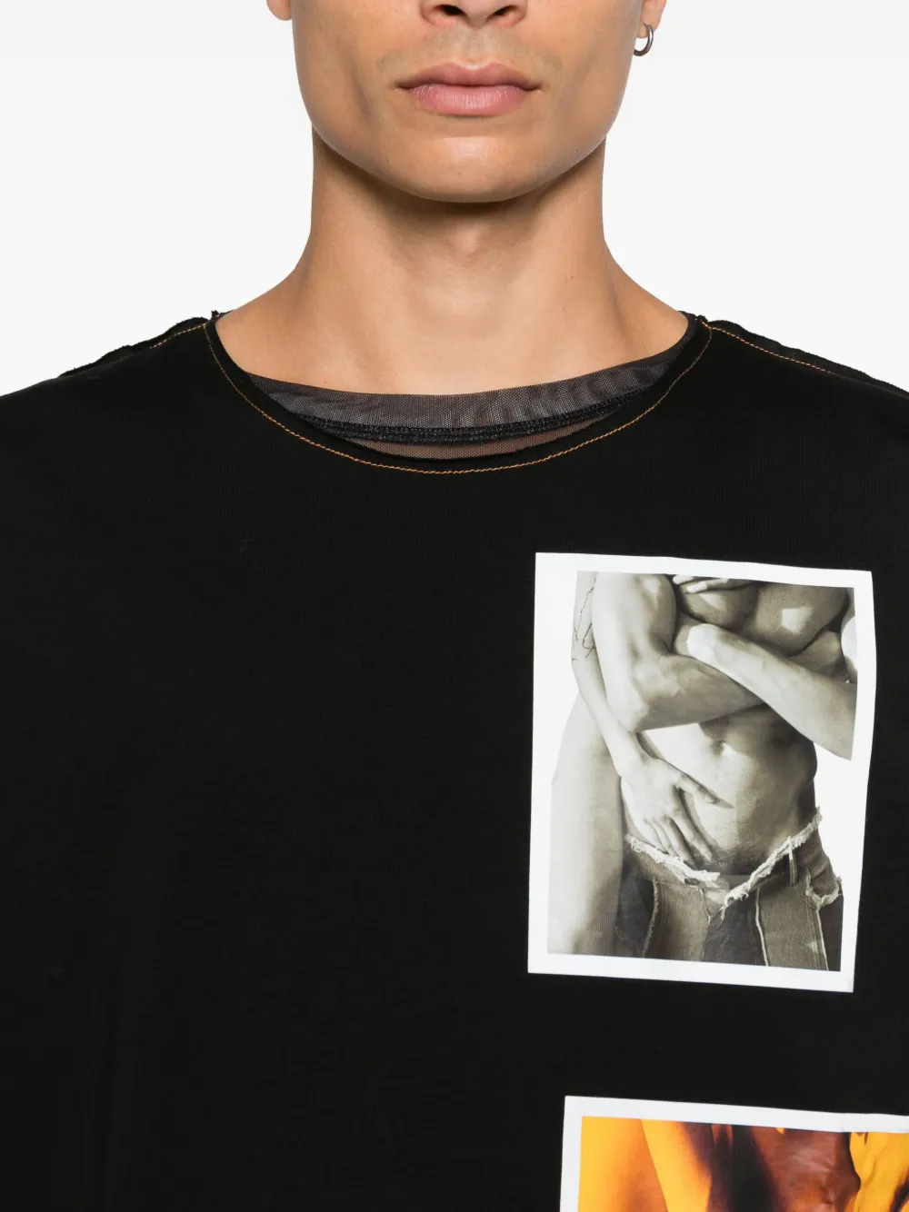 Charles Jeffrey Loverboy Graphic-print T-shirt In Black