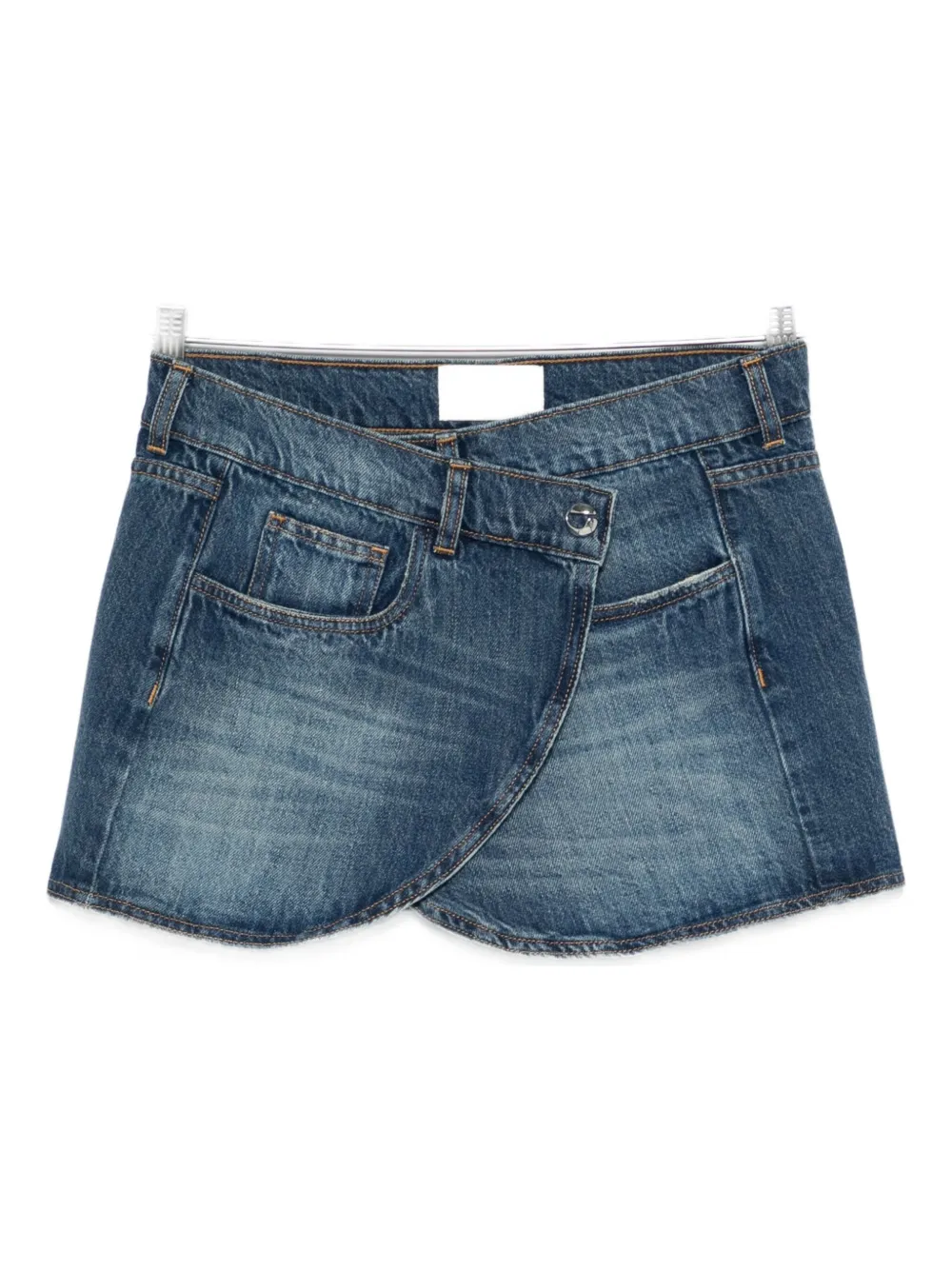 Coperni wrap-design denim skirt | Blue | Image 1
