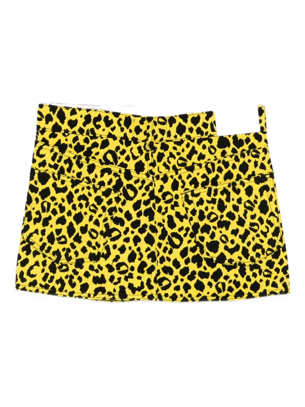 Coperni Leopard-print Wrap Skirt In Multi