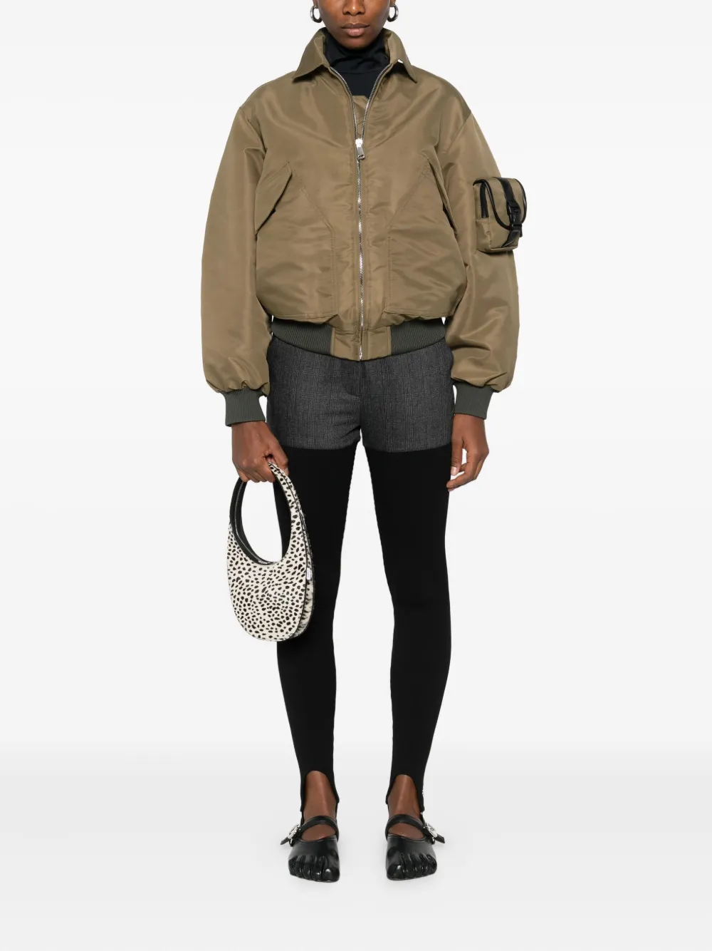 Coperni Pocket-detail Bomber Jacket In Green