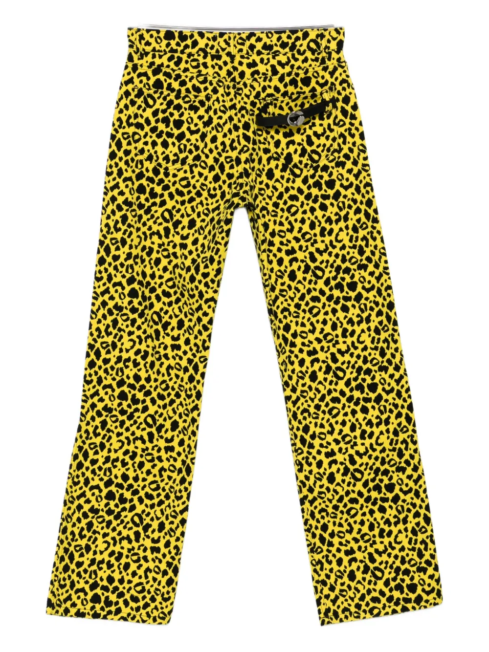 Coperni Jeans met luipaardprint - Geel