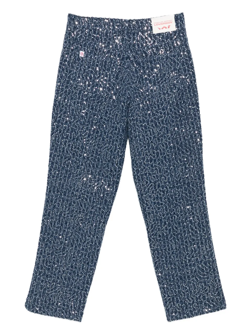 Charles Jeffrey Loverboy sequin-embellished jeans - Blauw