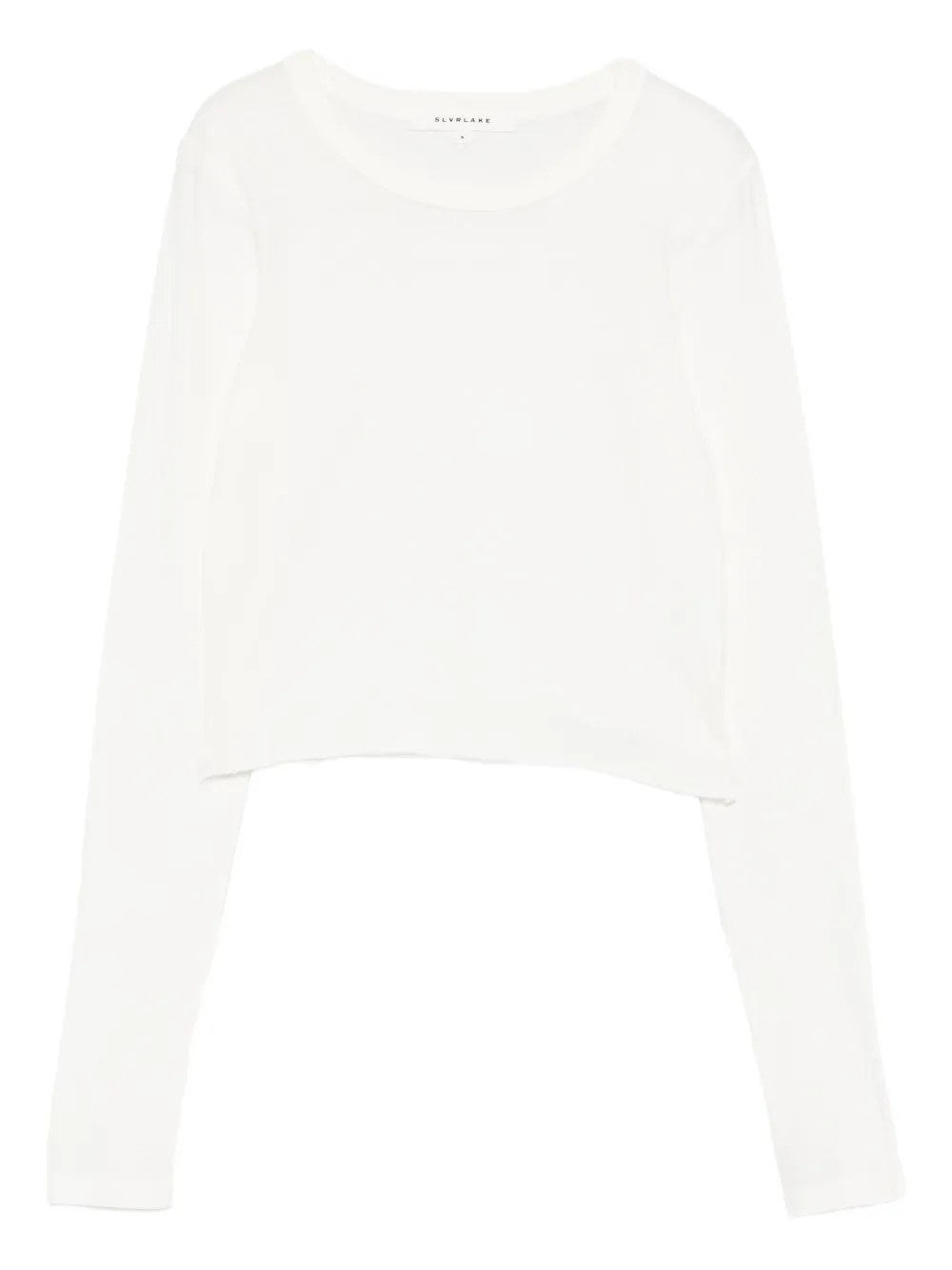 SLVRLAKE long-sleeve cotton t-shirt | White | Image 1