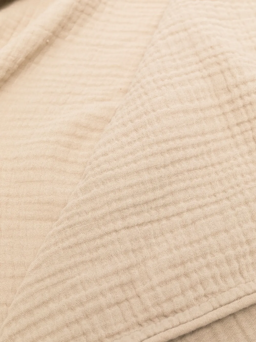 Donsje Bear-embroidered Blanket In Neutral