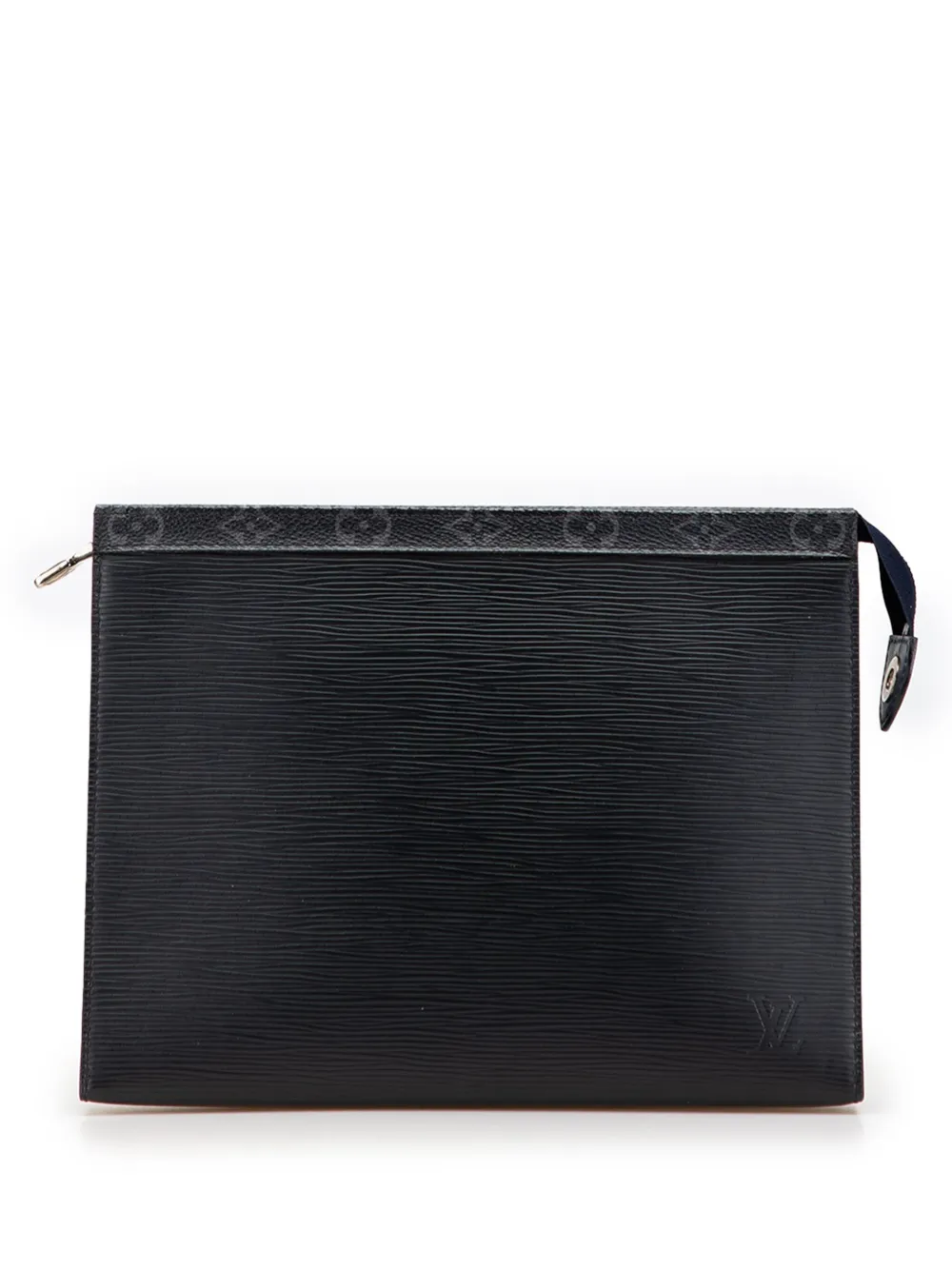 Louis Vuitton Pre-Owned 2017 Epi Monogram Eclipse Pochette Voyage MM clutch bag | Black | Image 1