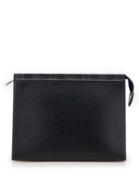 Louis Vuitton Pre-Owned شنطة كلاتش 'إكليبس بوشيت فوياج MM' بمونوغرام 2017