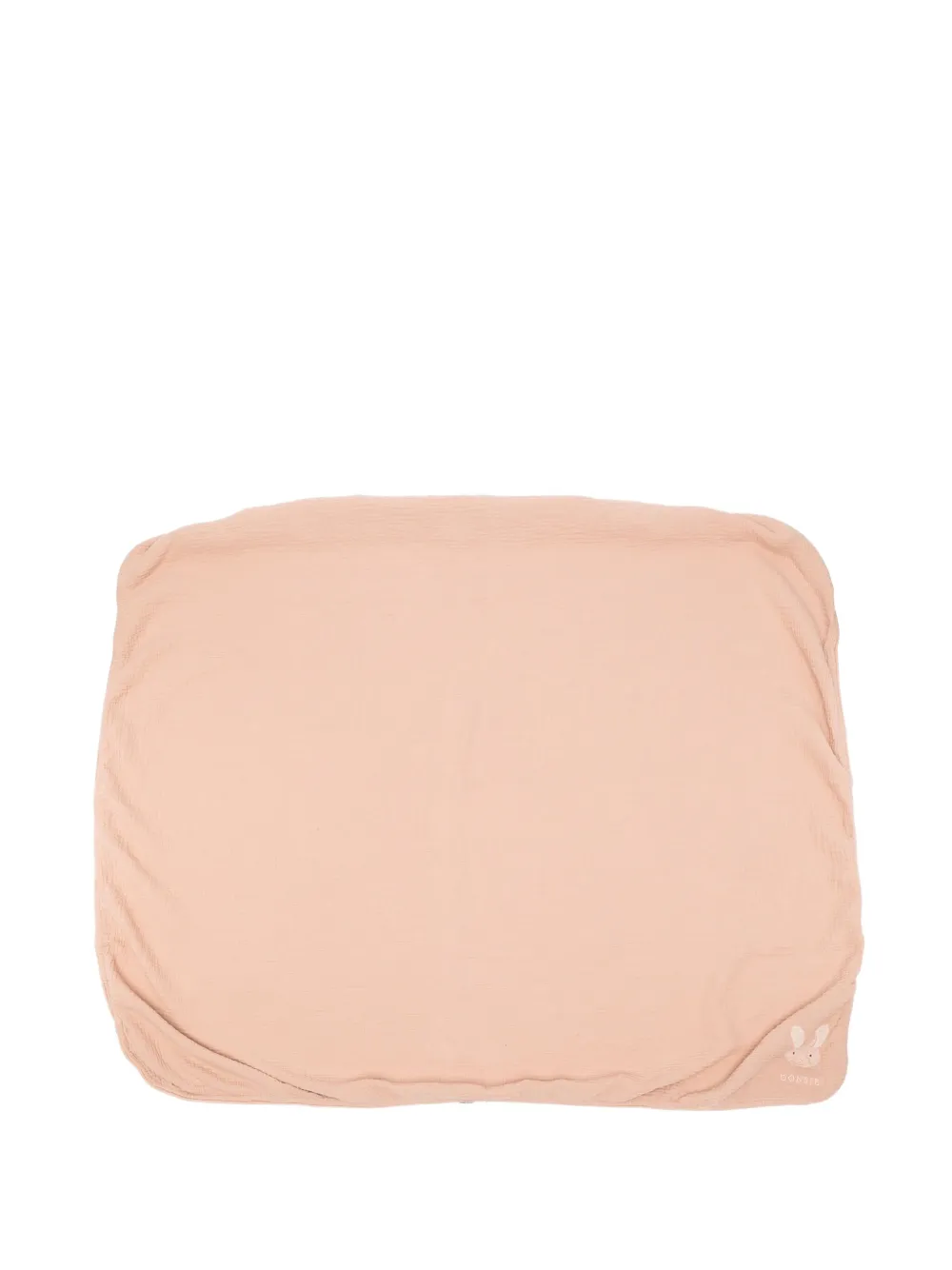 Donsje Bunny-embroidered Blanket In Pink