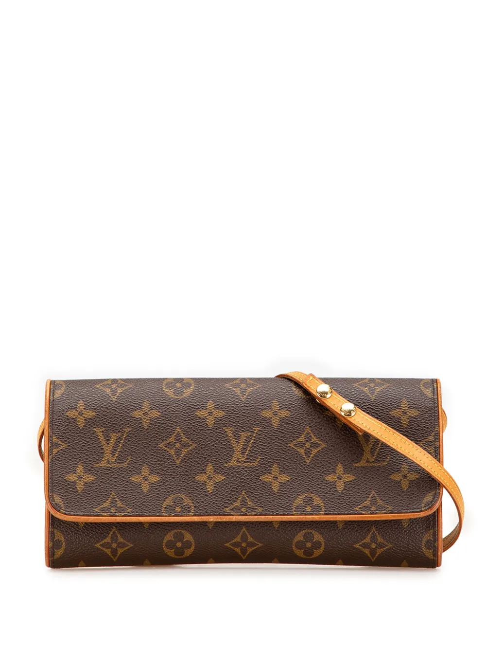 Louis Vuitton Pre-Owned 2001 Monogram Pochette Twin GM crossbody bag | Brown | Image 1