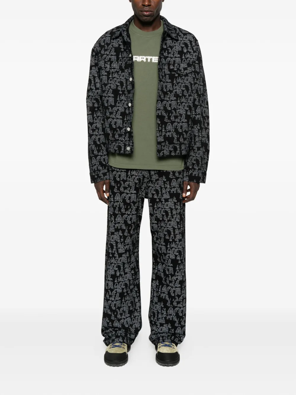Arte Antwerp graphic-print denim jacket | Denim Jackets | Image 2