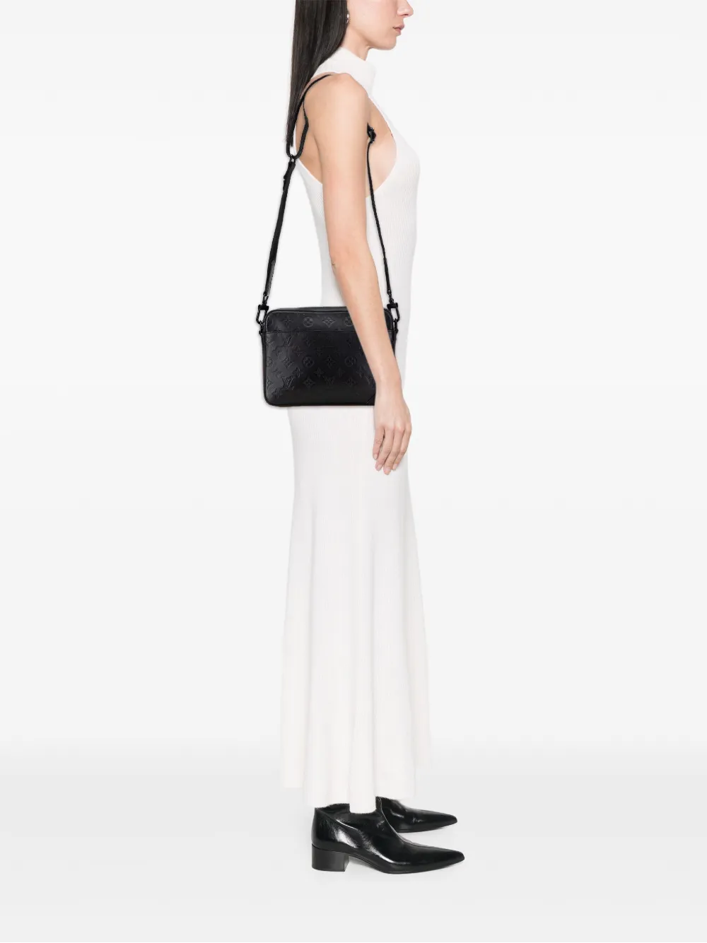 Louis Vuitton Pre-Owned 2021-2025 Monogram Shadow Duo Messenger crossbody bag | Pre-Owned | Image 2