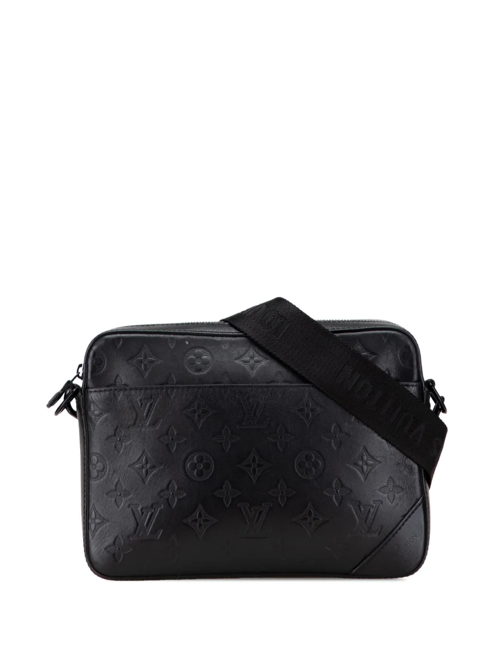 Louis Vuitton Pre-Owned 2021-2025 Monogram Shadow Duo Messenger crossbody bag | Black | Image 1