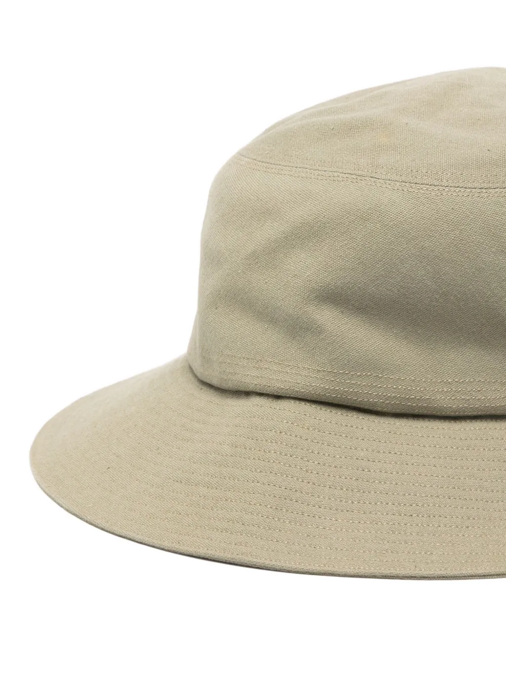 Pre-owned Saint Laurent 1990s Eyelet-detail Bucket Hat In Green