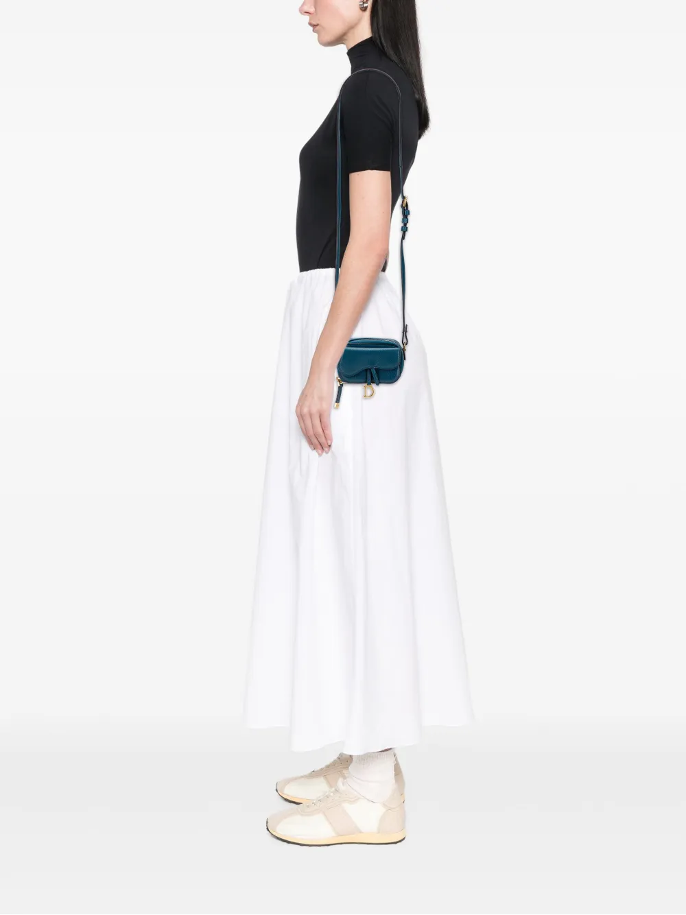Christian Dior Pre-Owned 2021 Mini Goatskin Saddle Pouch crossbody bag | Pre-Owned | Image 2