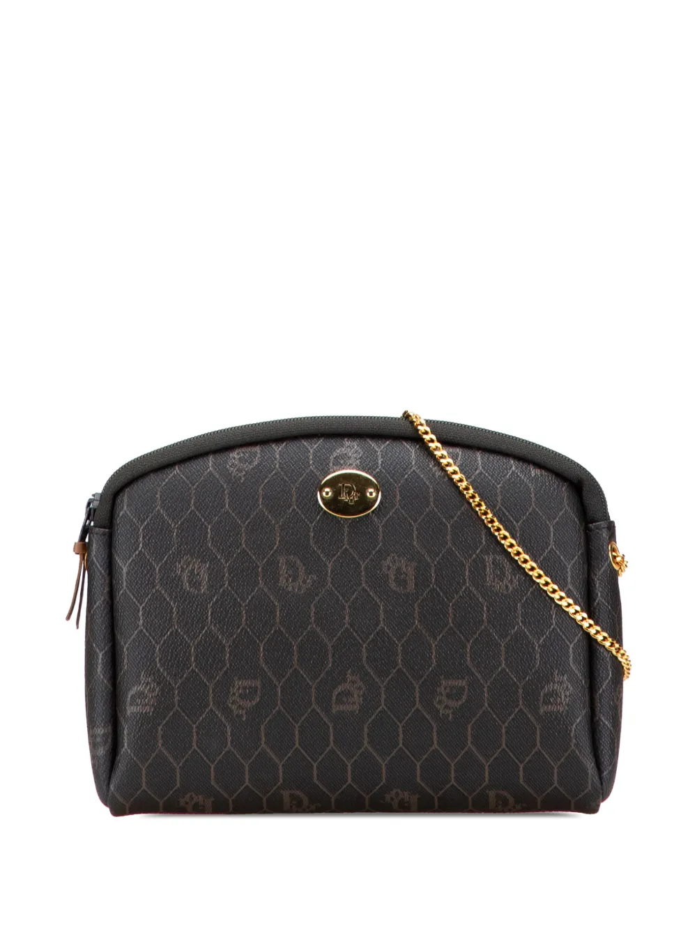 Christian Dior Pre-Owned 20th Century ハニカム コーテッドキャンバス チェーン ショルダーバッグ - Christian Dior Pre-Owned 20th Century ハニカム コーテッドキャンバス チェーン ショルダーバッグ -