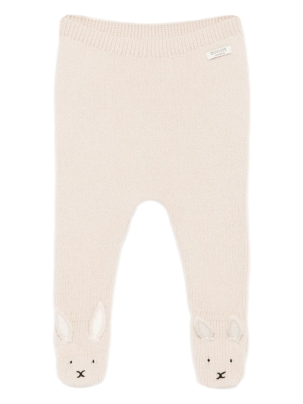 Donsje rabbit-ear knitted trousers | Neutrals | Image 1