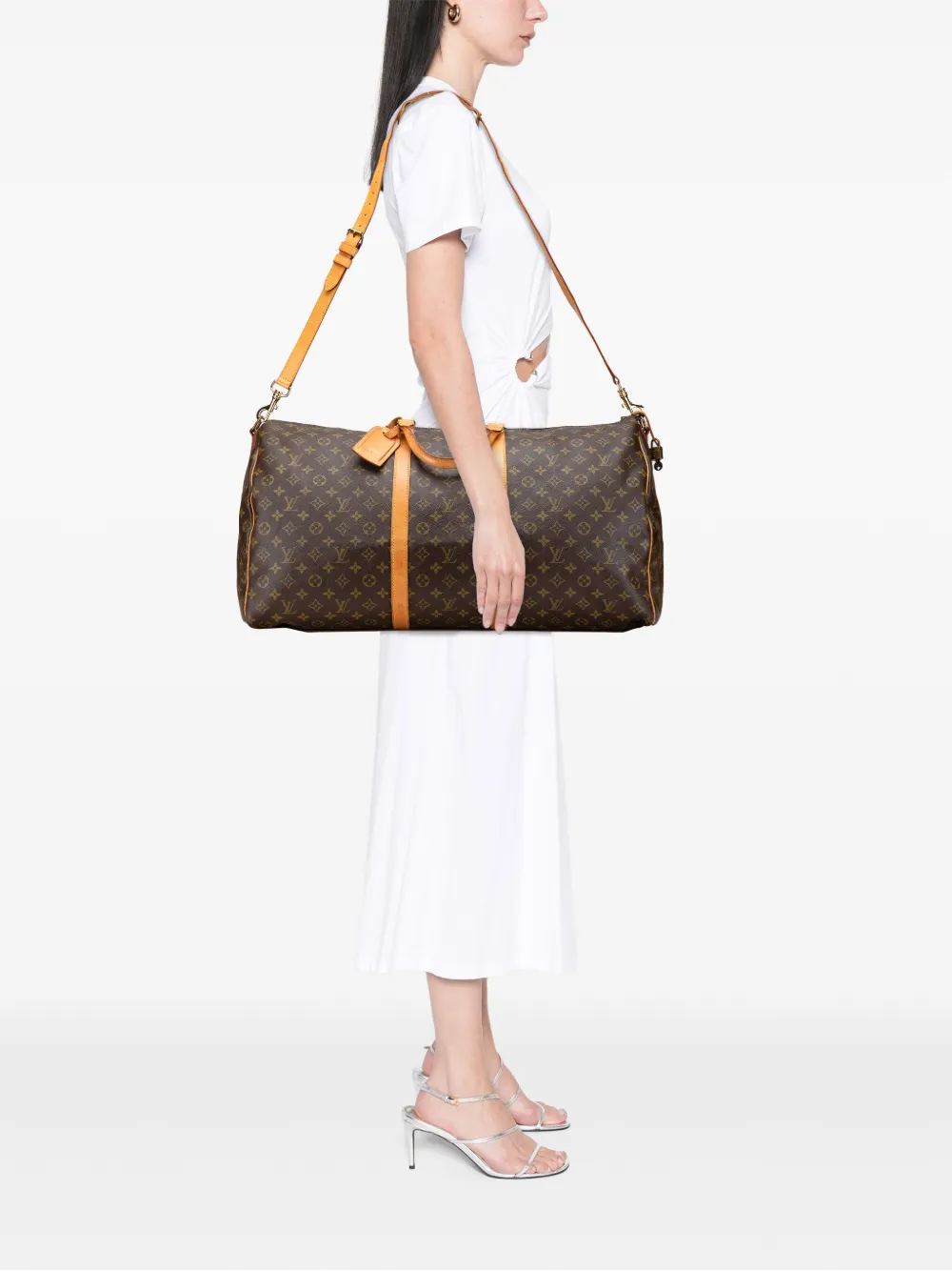 Louis Vuitton Pre-Owned 1983 Monogram Keepall Bandouliere 60 travel bag | Pre-Owned | Image 2