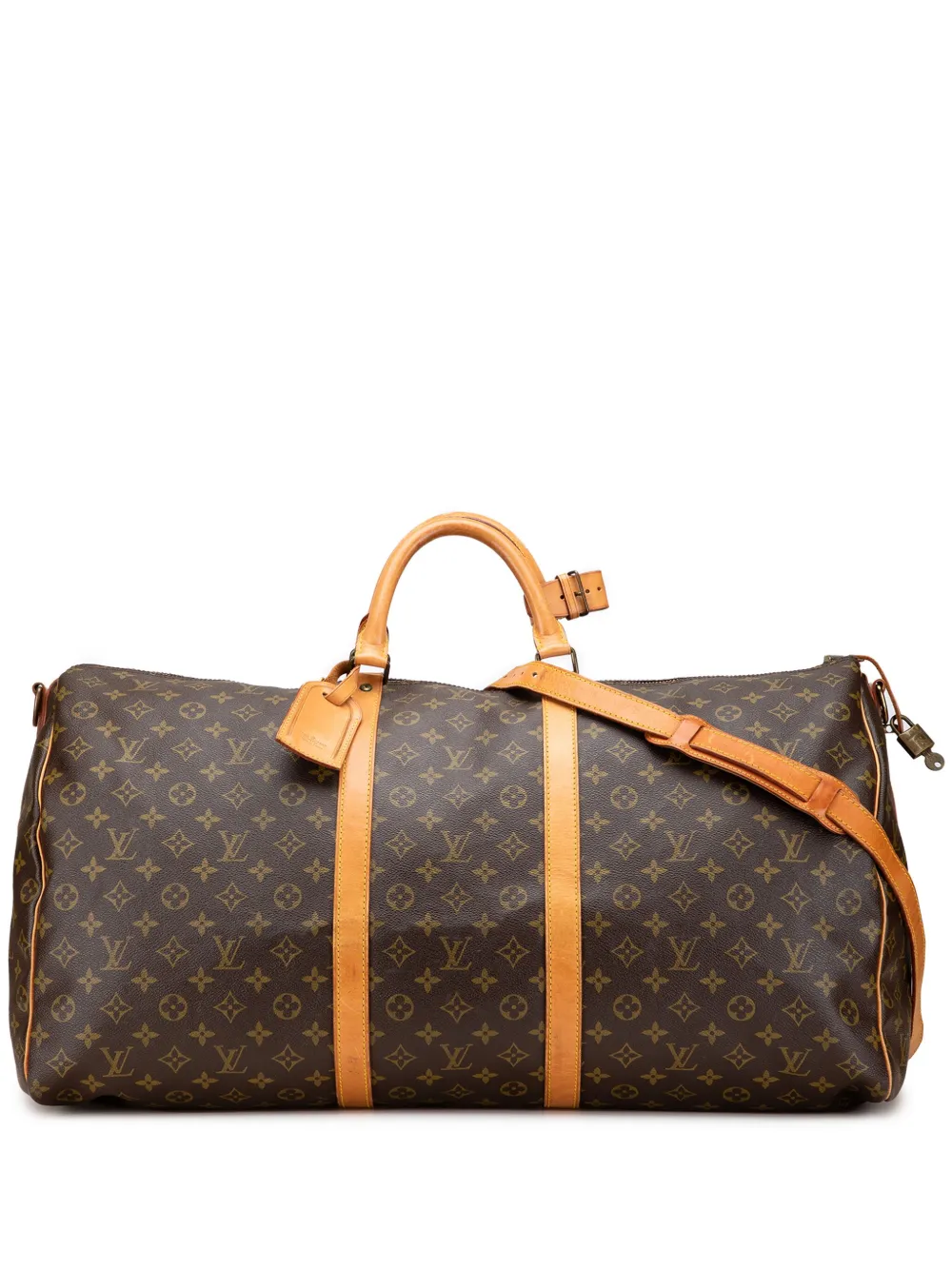 Louis Vuitton Pre-Owned 1983 Monogram Keepall Bandouliere 60 travel bag | Brown | Image 1