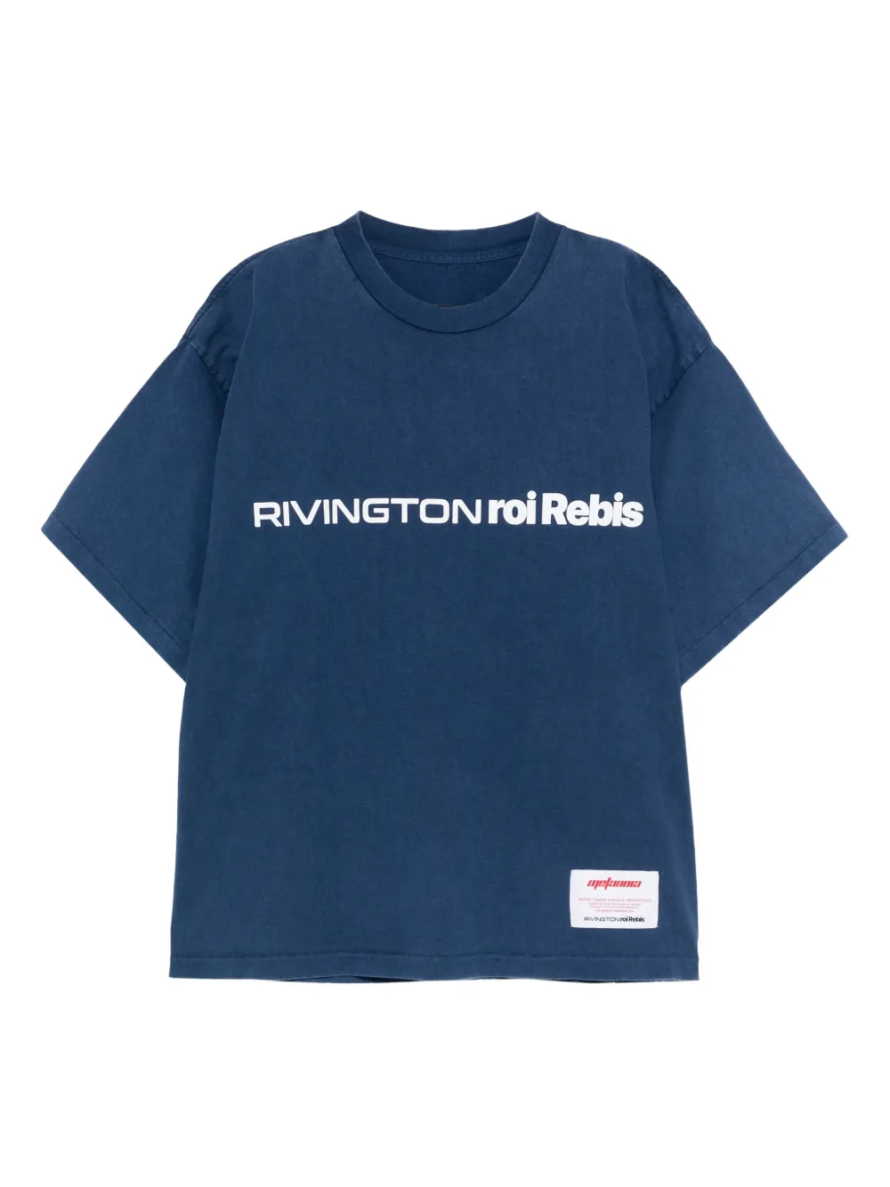 RRR123 logo-print T-shirt | Blue | Image 1