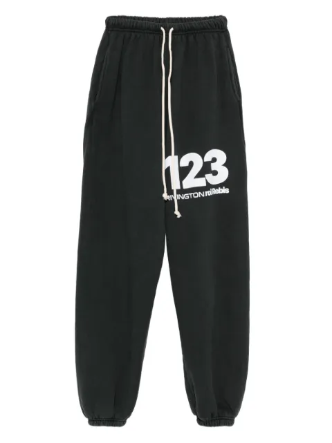 RRR123 logo-print track pants 