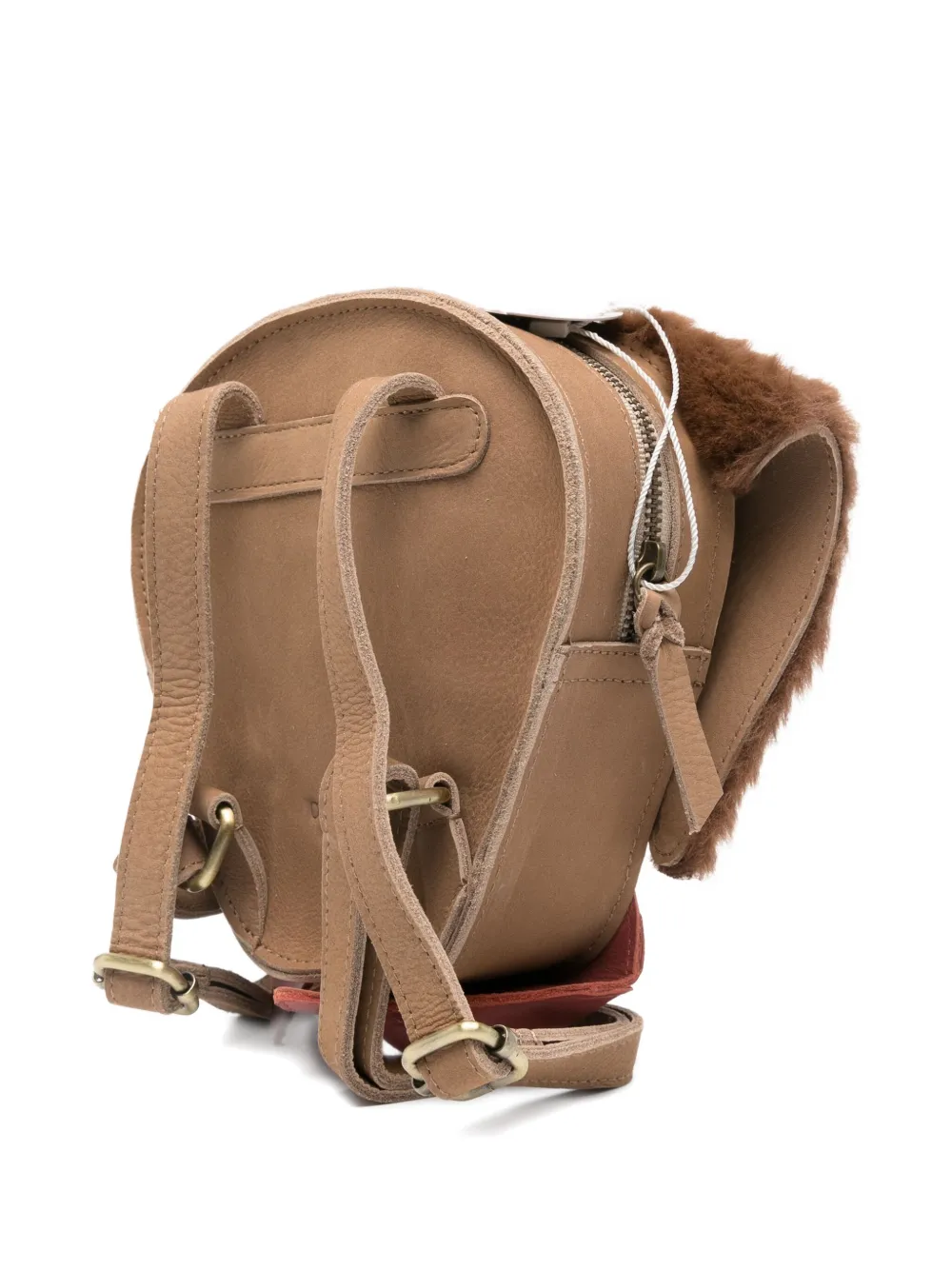 Donsje dog-face fur-trimmed backpack | Girls Accessories | Image 2