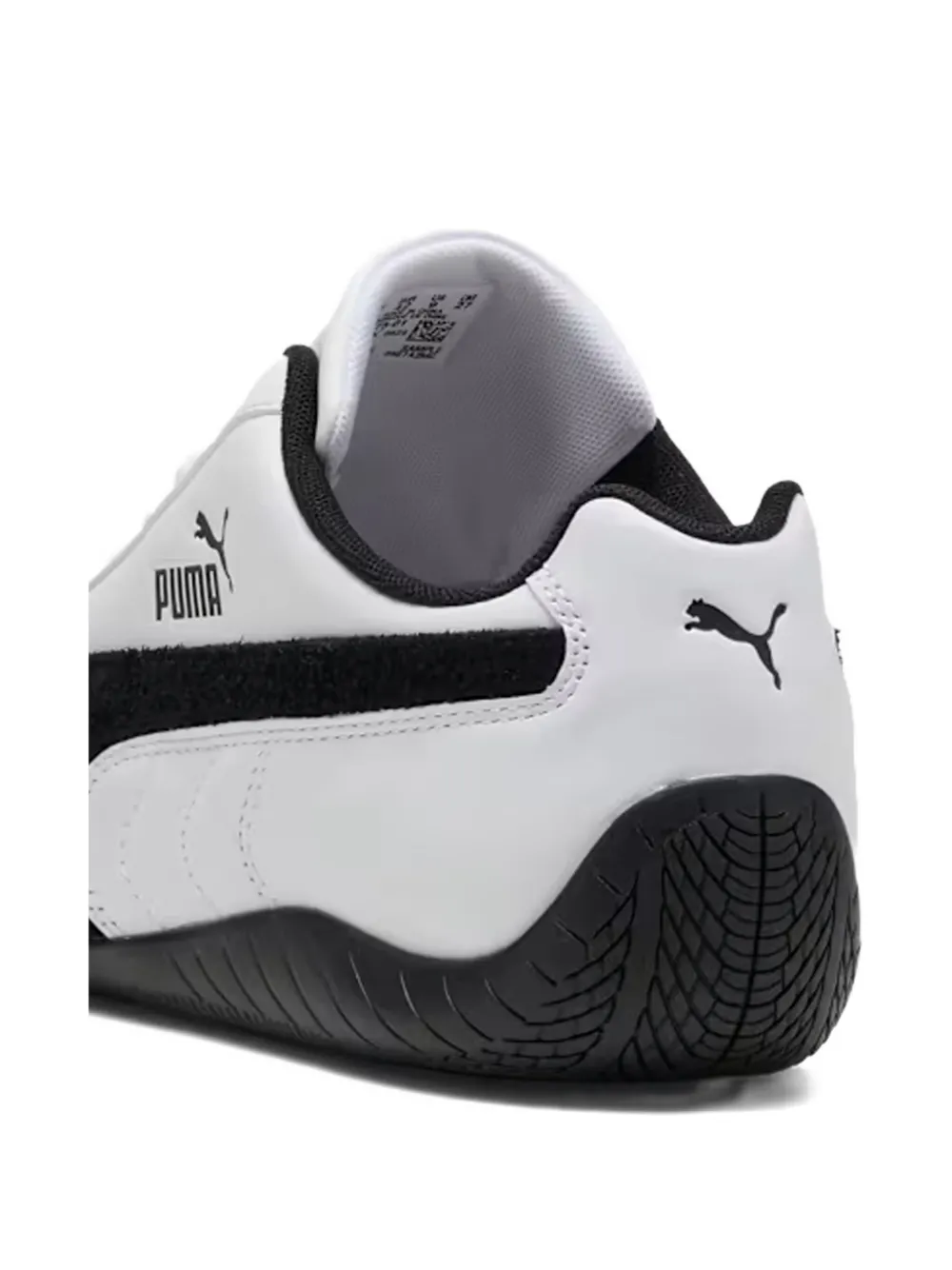PUMA Speedcar leather lace-up sneakers White