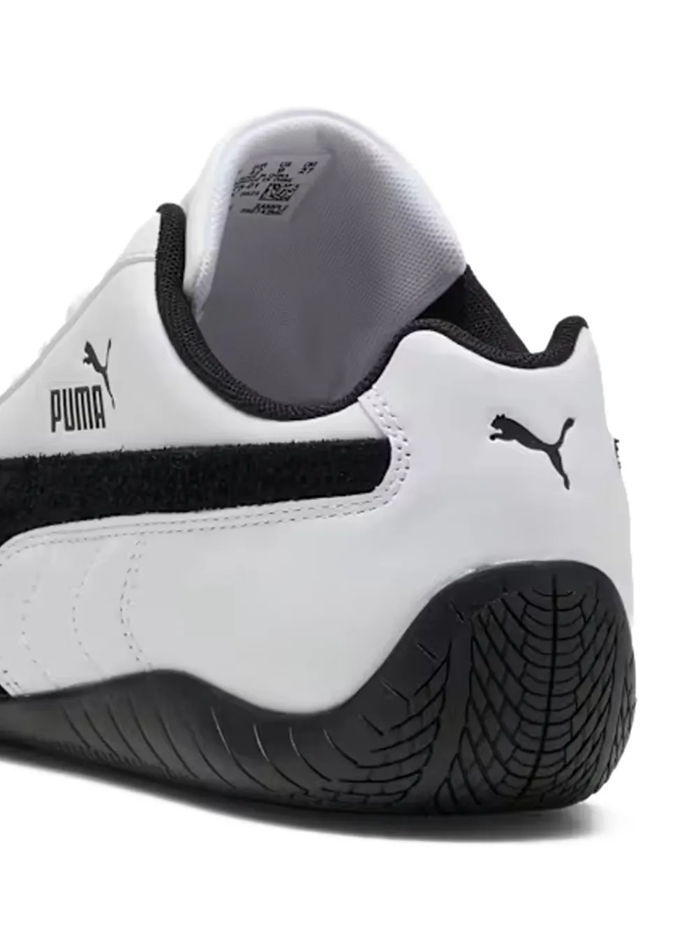 PUMA Speedcar leren sneakers Wit