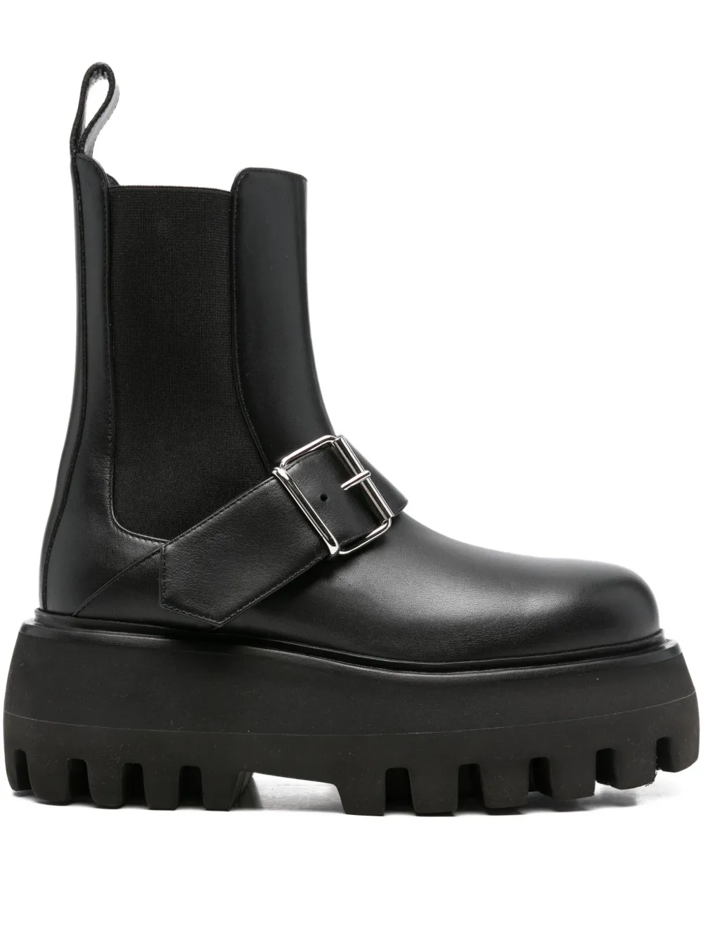 Alexander McQueen H.BOOT S.RUBBER Black