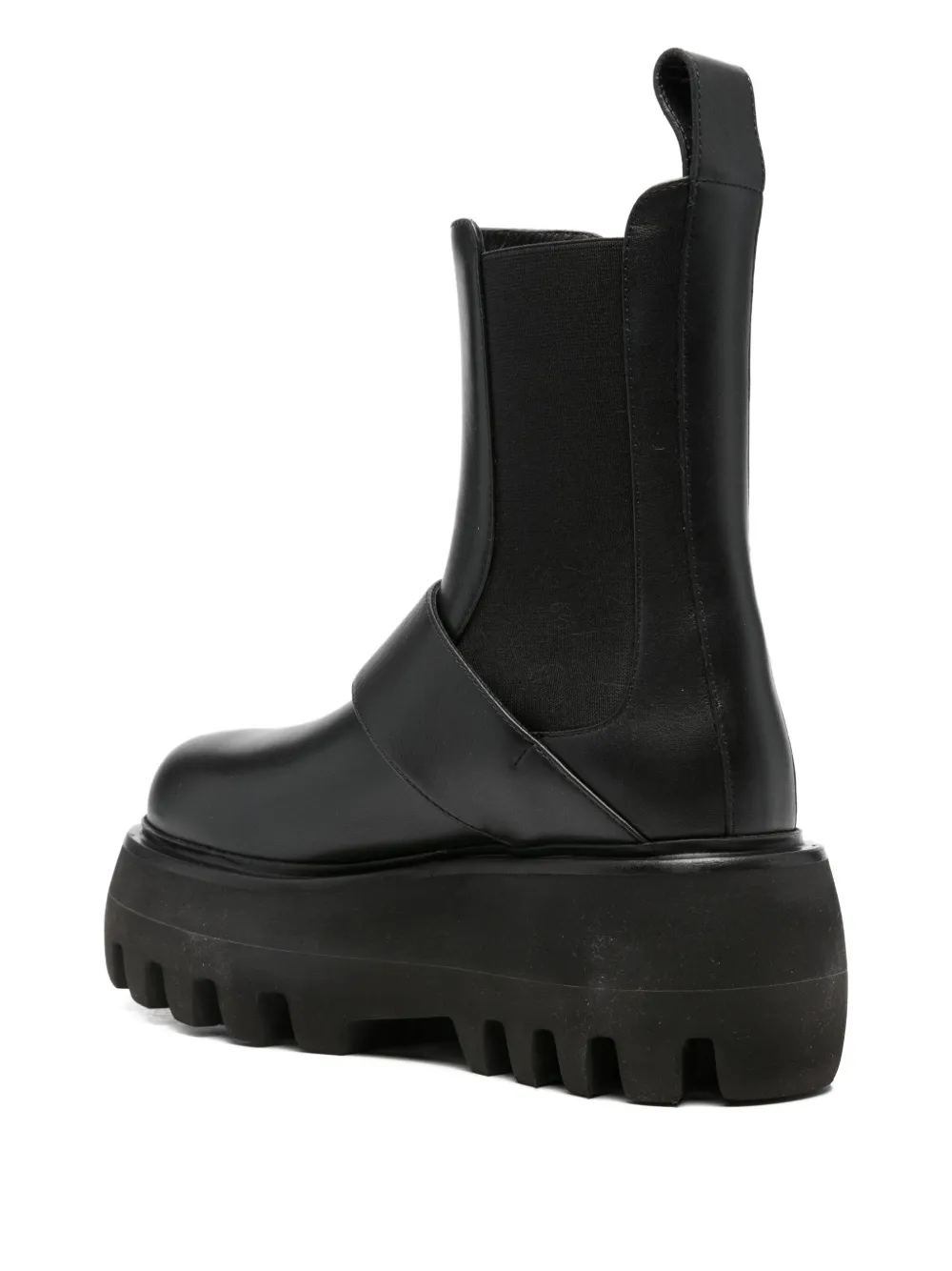 Alexander McQueen H.BOOT S.RUBBER Black