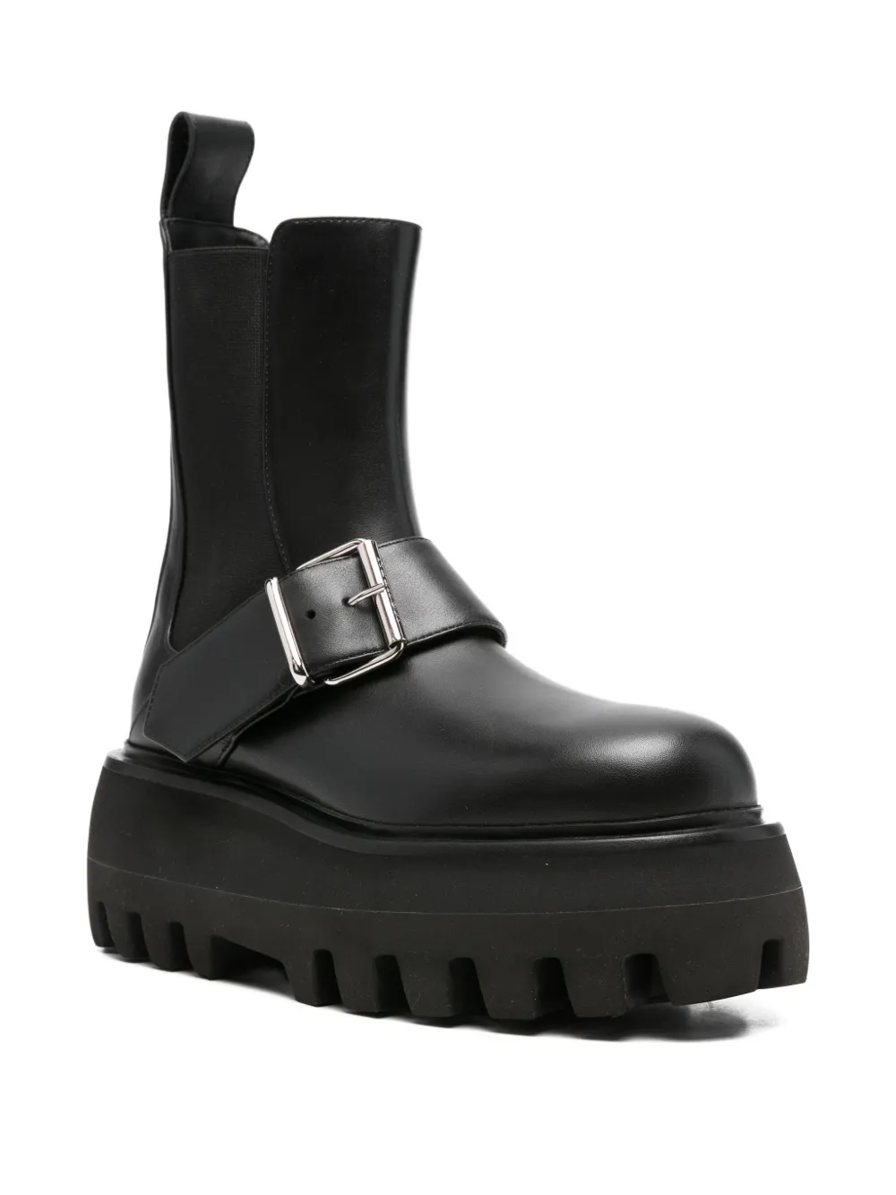 Alexander McQueen H.BOOT S.RUBBER Black