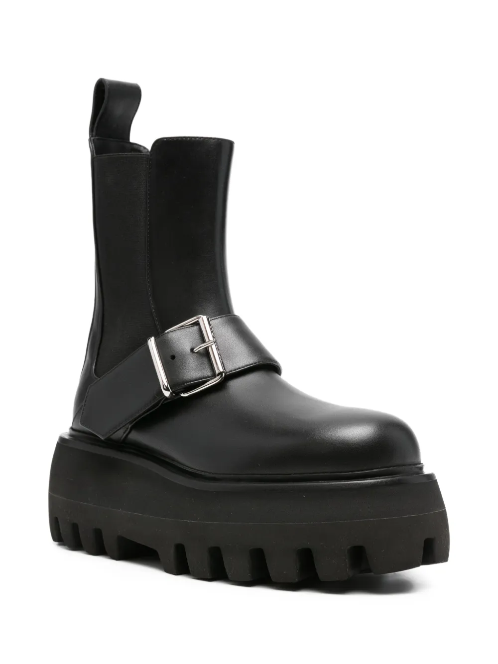 Alexander McQueen H.BOOT S.RUBBER Zwart