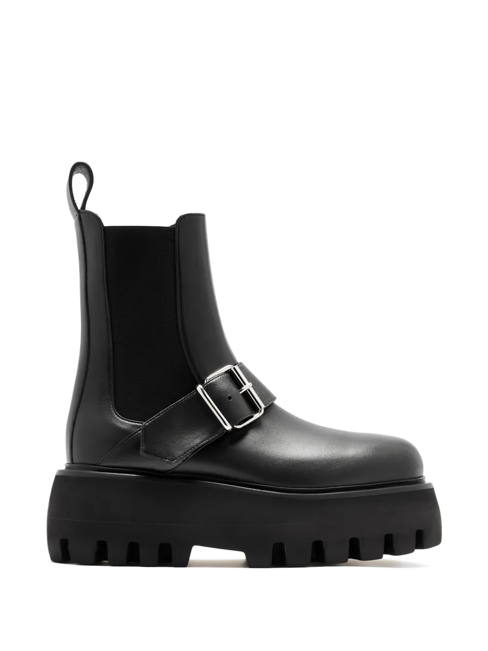 Alexander McQueen Sofa Buckle enkellaarzen Zwart