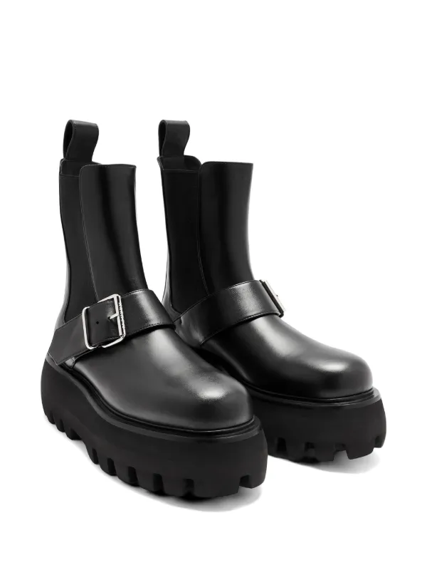 Alexander McQueen Sofa buckle-fastening Boots | Black | FARFETCH