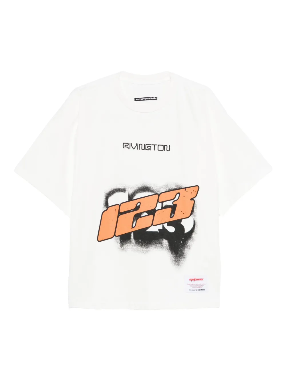 RRR123 logo-print T-shirt | White | Image 1