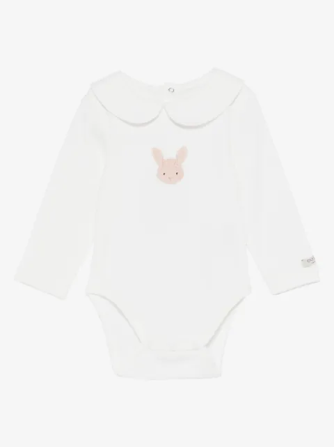 Donsje peter-pan-collar bunny bodysuit