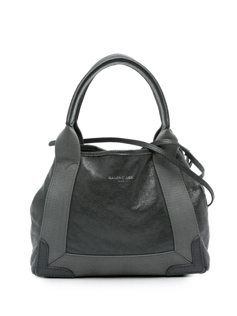 Balenciaga Pre-Owned 2006 Leather Navy Cabas XS satchel | Black | Image 1