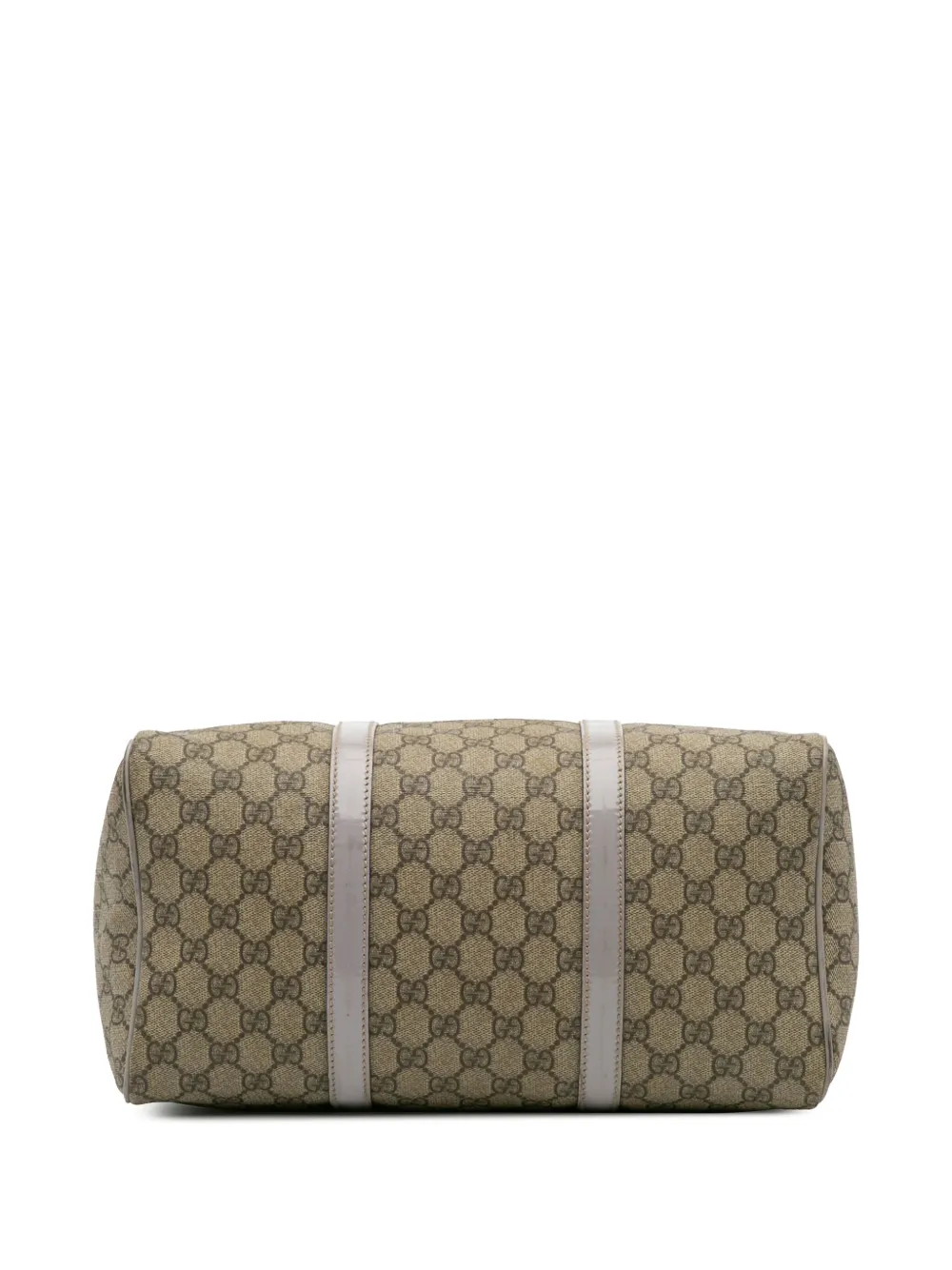 Pre-owned Gucci 2016-2025 Gg Supreme Joy Boston Bag In Brown