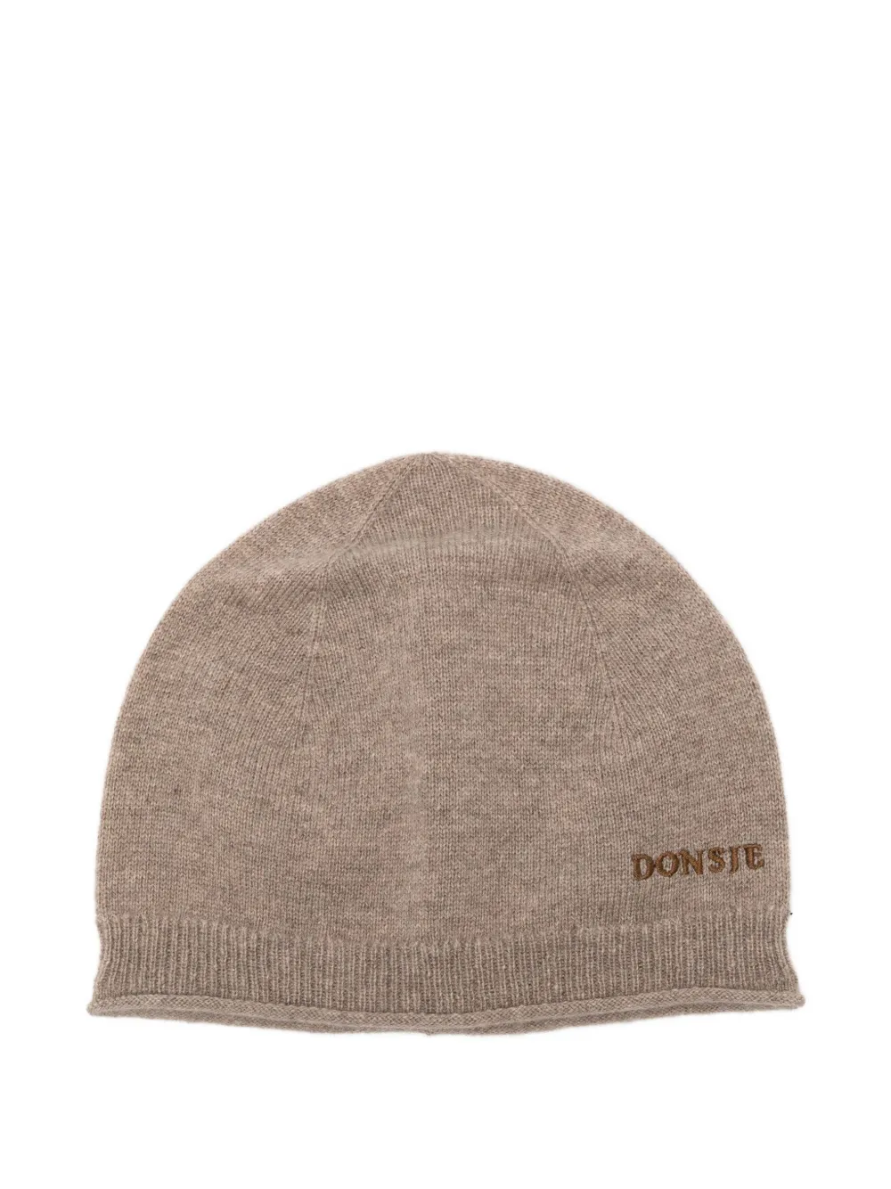 Donsje logo-embroidered beanie | Brown | Image 1