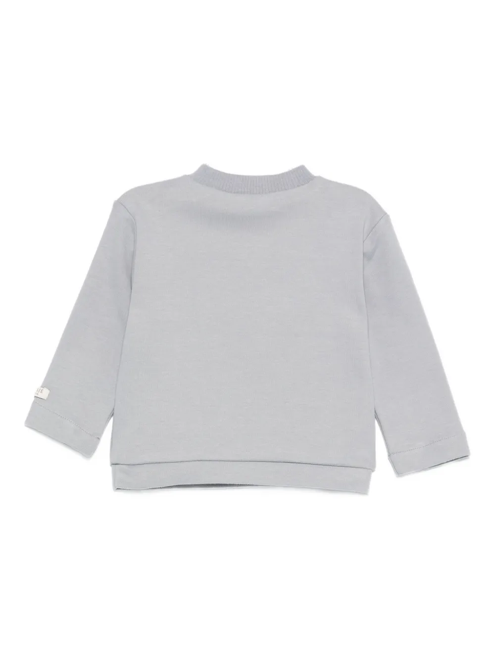 Donsje Bear-embroidered Sweatshirt In Gray