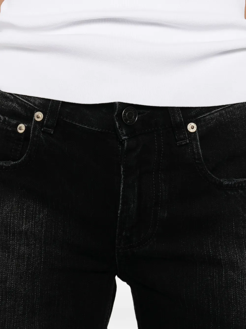 Balenciaga Jeans met vervaagd effect Zwart