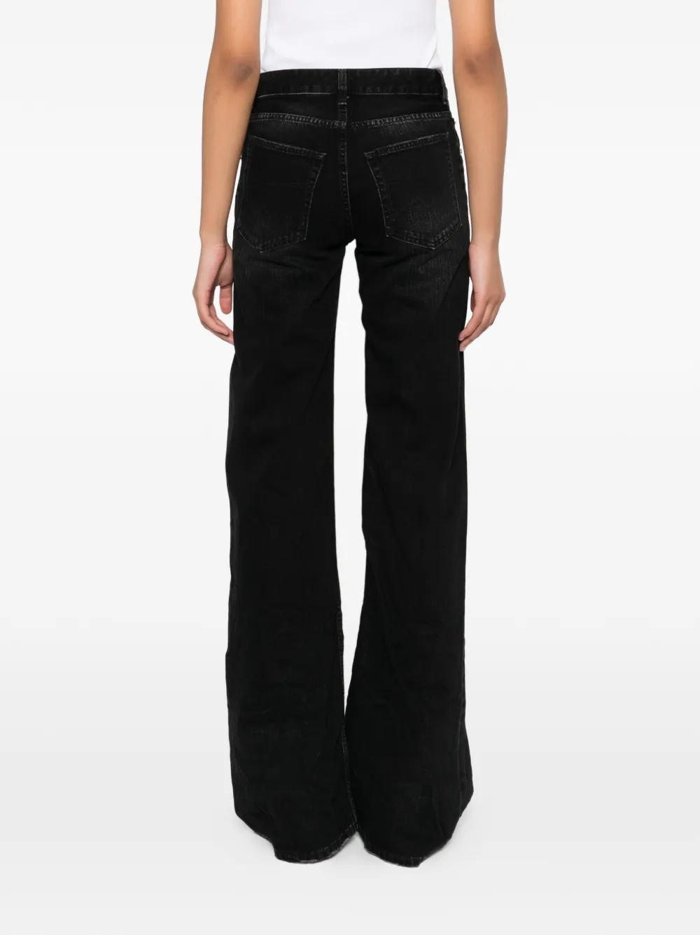 Balenciaga Jeans met vervaagd effect Zwart