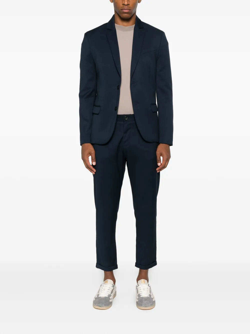IMPERIAL Broek met cuffs - Blauw