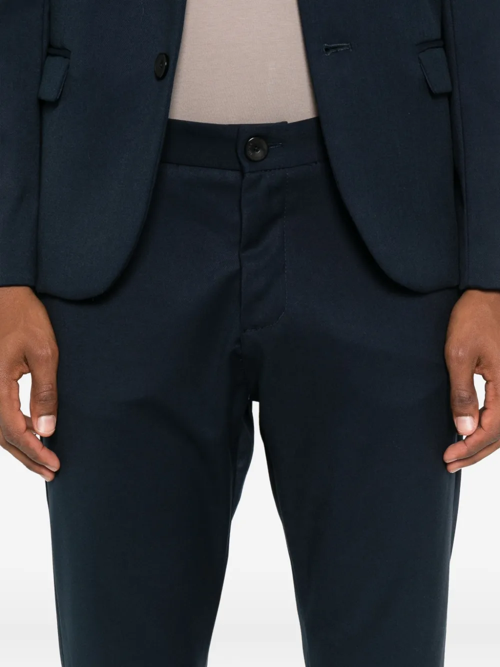 IMPERIAL Broek met cuffs Blauw