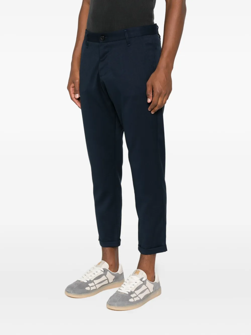 IMPERIAL Broek met cuffs Blauw