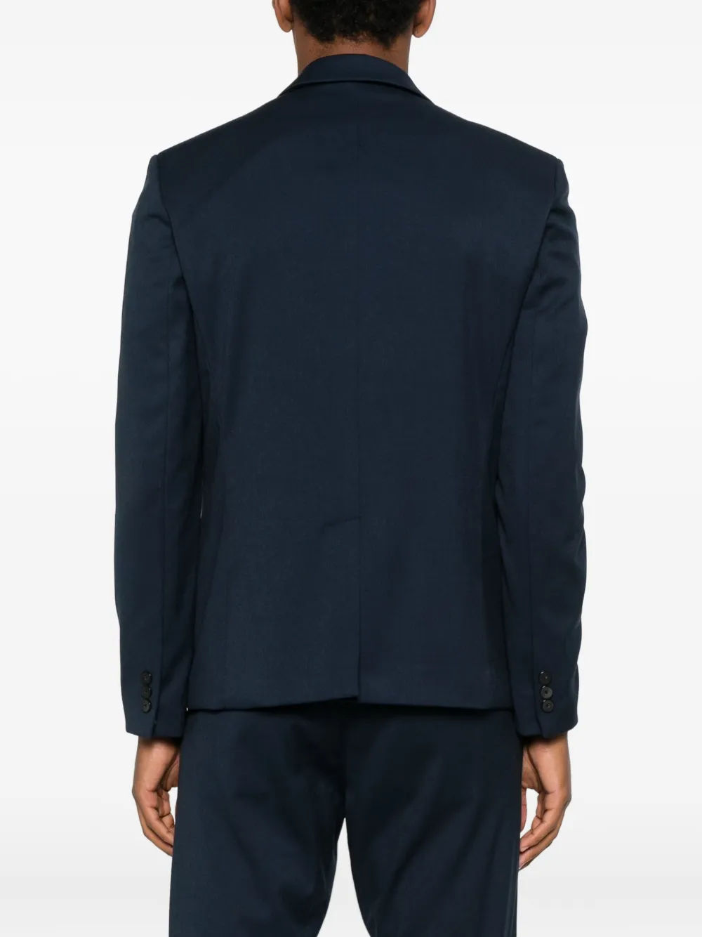 Imperial Single-breasted Cotton Blazer In Blue